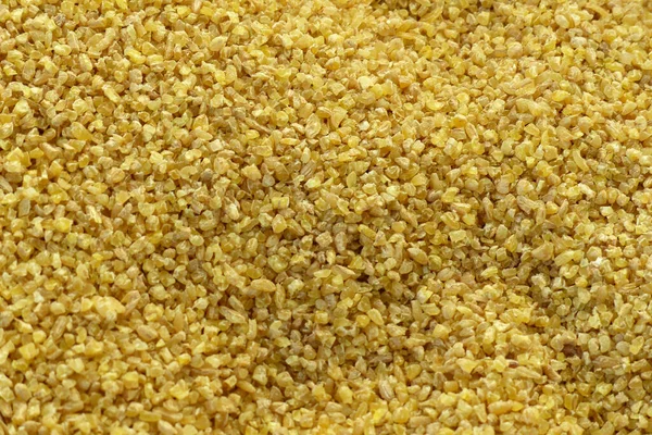 Bulgur Organiczny Pszenicy Pilaf Misce Bulwa Zbliżeniowa — Zdjęcie stockowe