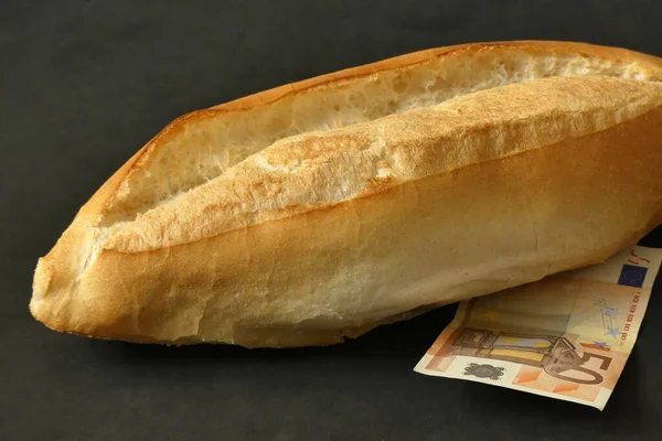 2022 Světová Hospodářská Krize Zvýšení Cen Potravin Chleba Euro Zvýšení — Stock fotografie