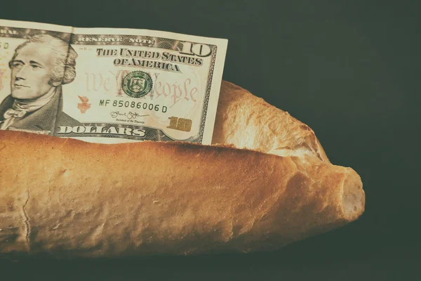 2022 Weltwirtschaftskrise Anstieg Der Brotpreise Brot Und Anstieg Der Brotpreise — Stockfoto