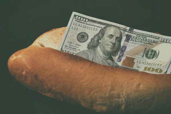 2022 Weltwirtschaftskrise Anstieg Der Brotpreise Brot Und 100 Anstieg Der — Stockfoto