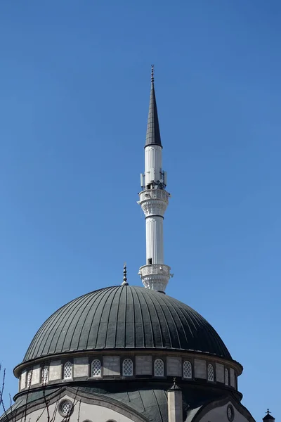 Moskee Minaret Architectuur Kalkoen Islam Mineralen Minaretten Van Moskeeën Kalkoen — Stockfoto