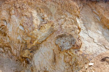 Farklı renkte ve doğada kaya tipleri.,