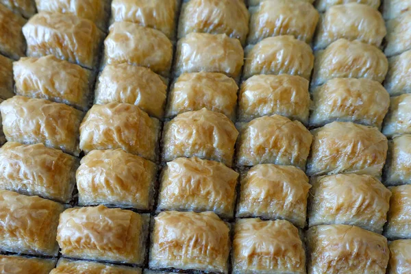 Baklava Turque Gros Plan Baklava Dessert Baklava Dessert Dinde Gaziantep — Photo