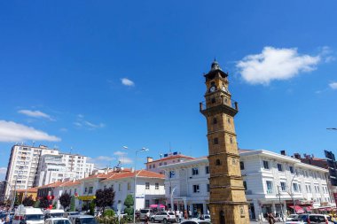 Yozgat,Turkiye-18 Temmuz 2022:Historical Yozgat Clock Tower