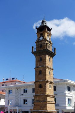 Yozgat,Turkiye-18 Temmuz 2022:Historical Yozgat Clock Tower