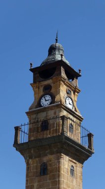 Yozgat,Turkiye-18 Temmuz 2022:Historical Yozgat Clock Tower
