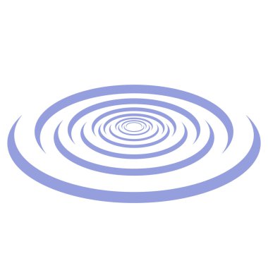 Yavaş sıvı oval dairesel dalgalanma