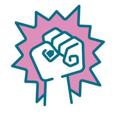 Pembe yıldız patlamasında güç yumruğu