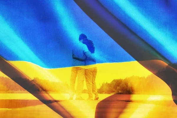 Подвійний вплив України — стокове фото