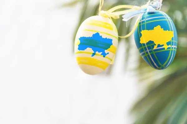 Ukrayna haritalı Paskalya yumurtaları