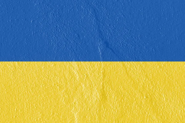 Знамя Государственного флага Украины — стоковое фото