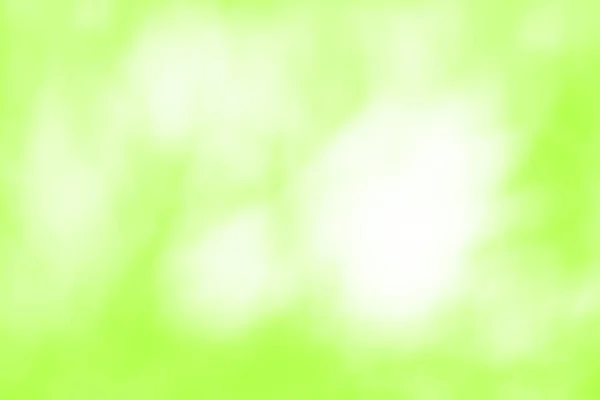 Defocused Cerah Abstrak Neon Latar Belakang Hijau Cerah Dengan Bintik — Stok Foto