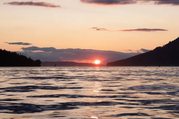 Canadian Nature Landscape View of the Gulf Islands on West Coast — Stock Photo, Image