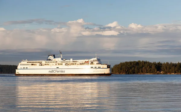 BC Ferries Σκάφος κοντά στον Αεροσταθμό στον κόλπο Swartz — Φωτογραφία Αρχείου