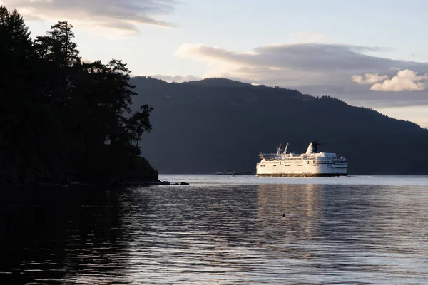 BC Ferries Boat near the Terminal in Swartz Bay — Stock Photo, Image