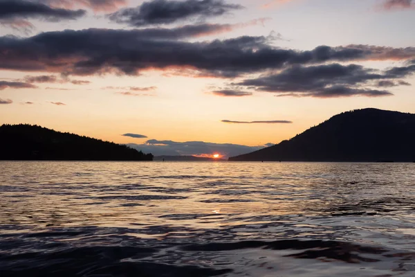 Canadian Nature Landscape View of the Gulf Islands on West Coast — 스톡 사진