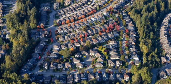 Casas Residenciales en Maple Ridge City en Greater Vancouver, Columbia Británica, Canadá — Foto de Stock