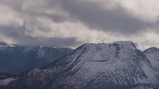 Gletsjer Canadees berglandschap. Genomen in Provinciaal Park Garibaldi — Stockvideo
