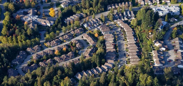 Casas Residenciales en Maple Ridge City en Greater Vancouver, Columbia Británica, Canadá — Foto de Stock