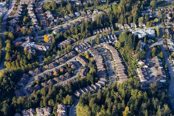 Casas residenciais em Maple Ridge City em Greater Vancouver, BC — Fotografia de Stock