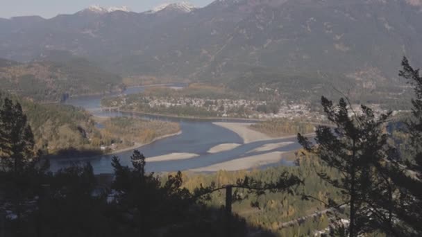 Vista de Hope, Columbia Británica, Canadá. — Vídeos de Stock