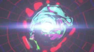 Karanlık soyut tünel arkaplanı.