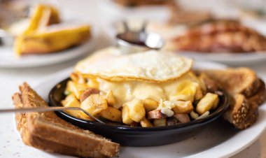 Lezzetli Sabah Kahvaltı Tabağı