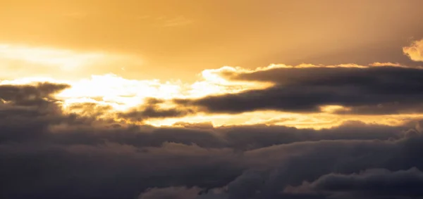 Вид Облаков Время Цветного Заката Восхода Солнца Снято Западном Побережье — стоковое фото