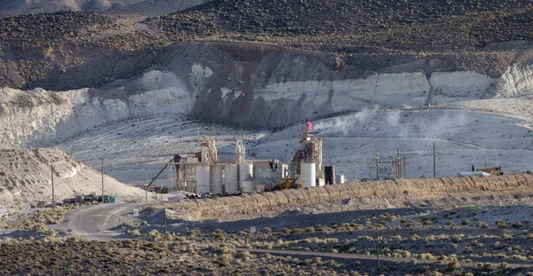 Mining Station in the desert. Nevada, United States of America.