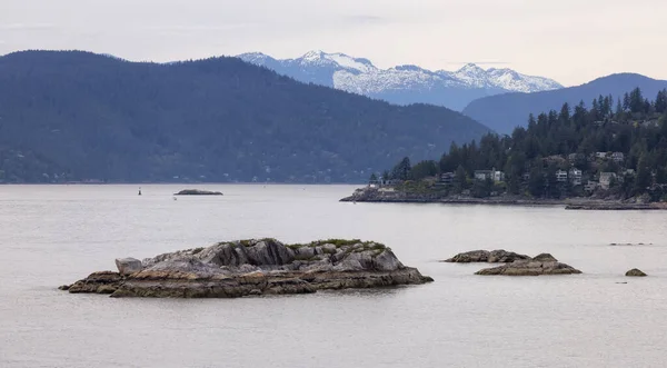 Rocky Island Howe Sound Horseshoe Bay West Vancouver Britská Kolumbie — Stock fotografie