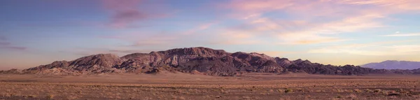 Deserto Montanha Natureza Paisagem Colorido Sunset Sky Art Render Nevada — Fotografia de Stock