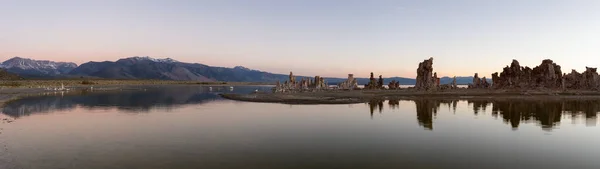 Tufa Towers Rock Formation Mono Lake Sunny Sunrise Located Lee — Stock Photo, Image