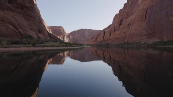 Colorado River Glen Canyon Arizona Stati Uniti America American Mountain — Video Stock