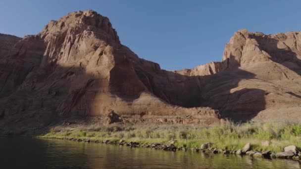 Κολοράντο Ρίβερ Στο Glen Canyon Αριζόνα Ηνωμένες Πολιτείες Της Αμερικής — Αρχείο Βίντεο