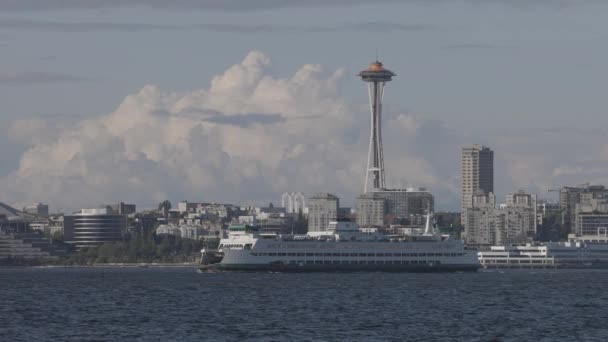 Seattle Washington Stati Uniti Giugno 2022 Veduta Della Città Moderna — Video Stock