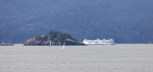 West Vancouver British Columbia Canada July 2022 Ferries Boat Howe — Stockfoto