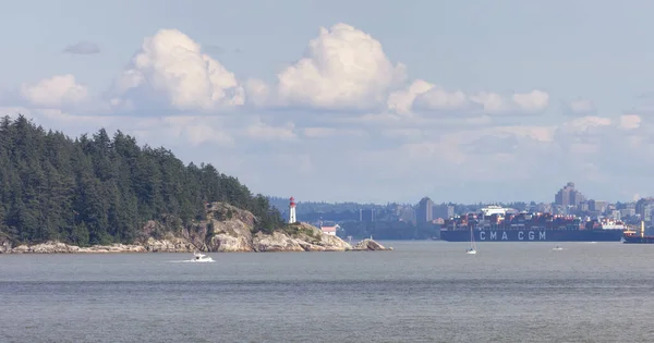 West Vancouver British Columbia Canada July 2022 Lighthouse Park City — Foto Stock