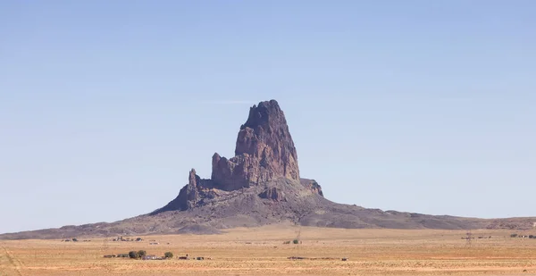 Desert Rocky Mountain American Landscape Sunny Blue Sky Day Arizona — Stockfoto