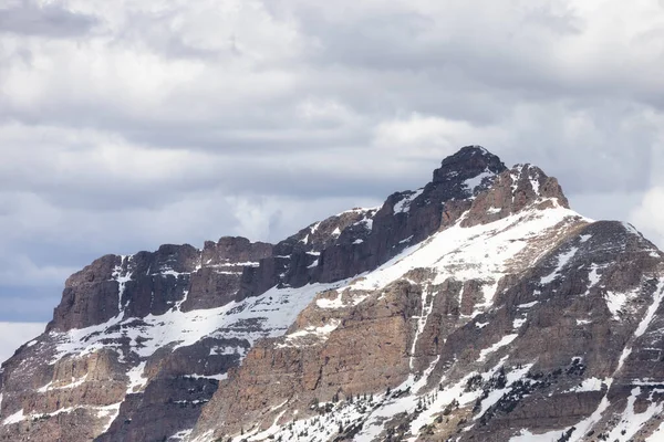 Rugged Mountains Snow Amercian Landscape Spring Season Hanna Utah United — 스톡 사진
