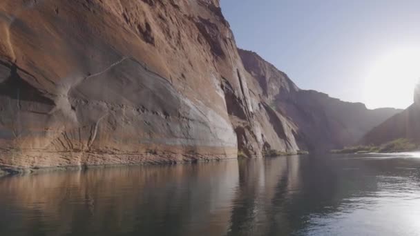 Colorado River Glen Canyon Arizona United States America American Mountain — Video Stock