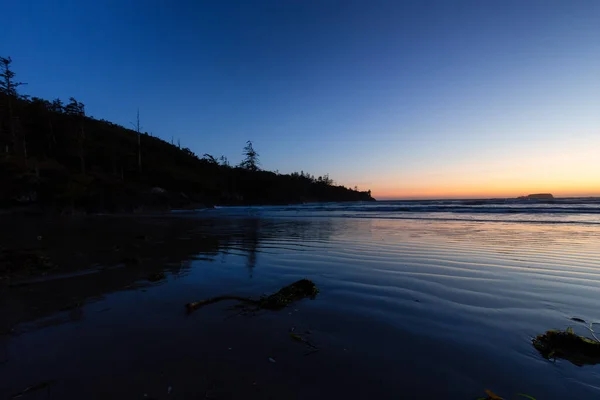 Sandy Beach West Coast Pacific Ocean Canadian Nature Landscape Background — Φωτογραφία Αρχείου