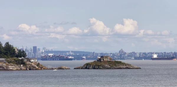 Vancouver British Columbia Canada July 2022 Home Island City Industrial — Photo