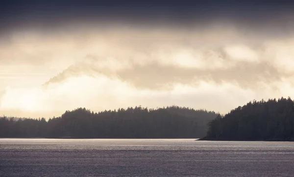 Tofino Vancouver Island British Columbia Canada View Canadian Mountain Landscape — 图库照片