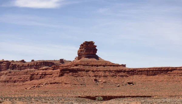 American Landscape Desert Red Rock Mountain Formations Utah United States — 스톡 사진
