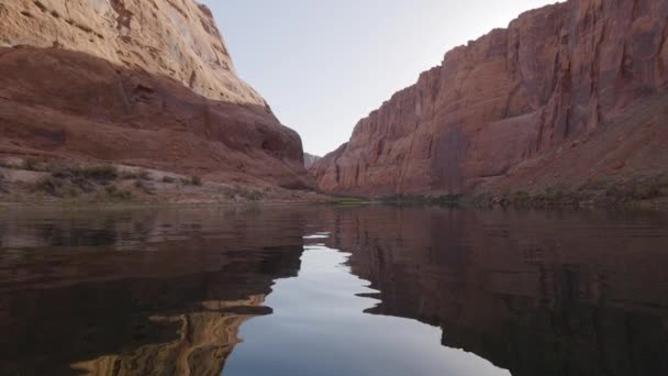 Río Colorado Glen Canyon Arizona Estados Unidos América American Mountain — Vídeos de Stock