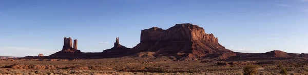 Wüste Rocky Mountain American Landscape Sonnenuntergang Oljato Monument Valley Utah — Stockfoto
