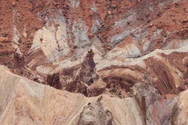 Scenic American Landscape and Red Rock Mountains in Desert Canyon. Spring Season. Canyonlands National Park. Utah, United States. Nature Background.