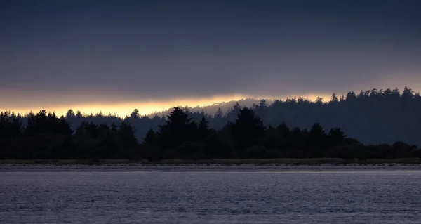 Tofino Vancouver Island British Columbia Canada View Canadian Mountain Landscape — Stok Foto