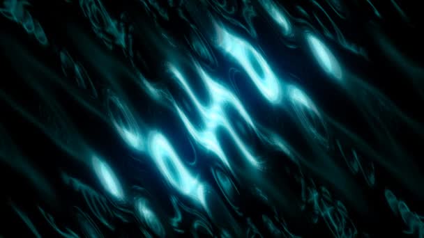 Кінематограф Безперервної Петлі Анімації Тло Темних Абстрактних Хвиль Рендеринг Барвисте — стокове відео