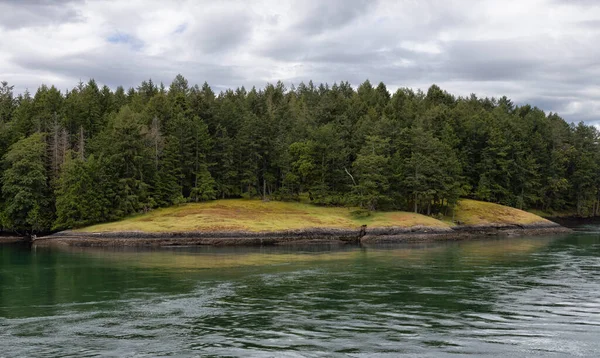 Canadian Landscape Ocean Mountains Summer Season Gulf Islands Vancouver Island — Stock Photo, Image